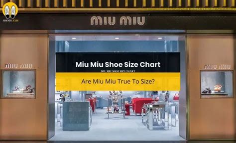 miu miu size chart shoes|where to buy miu shoes.